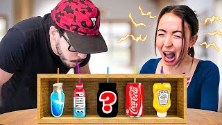 INSANE GUESS THE DRINK Challenge [upl. by Salmon]