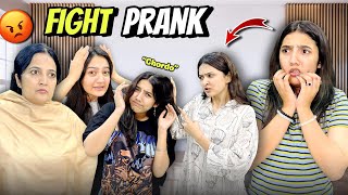 Fight Prank With My Family Exams ki Tyari  Mama boht gusaa hogain  Zainab Faisal  Sistrology [upl. by Redan222]