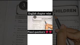 2nd puc english chapter wise fixed questions for annual exam 2024💯 2ndpuc 2ndpuc viral english [upl. by Divadnhoj]