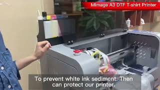 Product introductionMimage A330cm dtf printer with 2pcs i3200A1F1080A1 head [upl. by Eireva25]