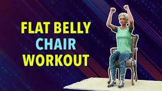 DAILY CHAIR WORKOUT FOR SENIORS TO LOSE BELLY FAT [upl. by Resarf997]