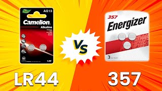 LR44 Battery vs 357 Battery  Battery Performance Comparison Which Battery Is Better [upl. by Arehsat168]