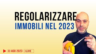 Come regolarizzare immobili nel 2023 ascolta lingegnere [upl. by Latouche782]