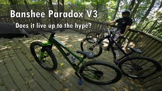 1st impressions of Banshee Paradox V3 from temu version of hardtail party amp Free jumping lessions [upl. by Schonfield]