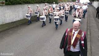 Enniskillen Fusiliers No2  ABOD Easter Monday Parade  Enniskillen 010424 4K [upl. by Catarina]