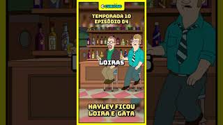 HAYLEY FICOU LOIRA E GATA americandad [upl. by Arreik]