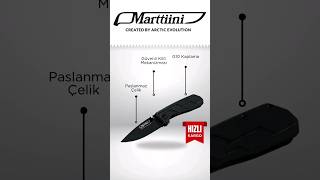 MARTTIINI FOLDING KNIFE B440 SIYAH CAKI 970110bıçak marttiini marttiiniknives kampçılıkçakı [upl. by Iuqcaj]