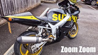 GSXR 600 K3 Moto Vlog 1 [upl. by Borszcz124]