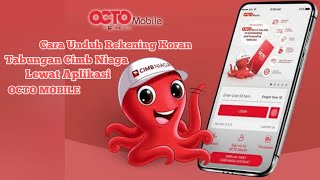 Cara Cetak Rekening Koran CIMB Niaga Lewat Aplikasi Octo Mobile cimbniaga octomobile [upl. by Ettenna75]