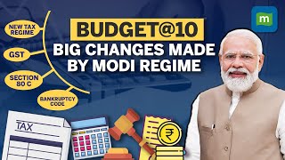 Budget During Modi Regime  New Tax Regime to GST  Highlights Of Big Changes Made In the Budgets [upl. by Metzgar]