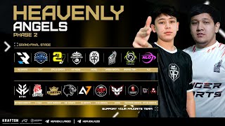 HEAVENLY ANGELS PHASE 2 GRAND FINAL 500 UZB  APALONUZ  PUBG MOBILE [upl. by Lletnom]