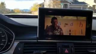 Enable video in motion VIM on 2012  2014 Audi A6 30T C7 4G MMI 3G using VCDs [upl. by Tips744]