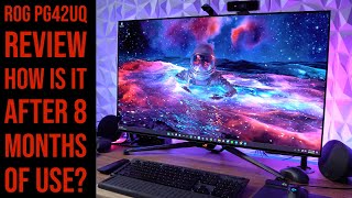 ROG PG42UQ Review  How is it After 8 Months of Use [upl. by Acined467]