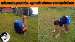 rolamento para trás  aprenda a forma correta de fazer  tutorial método da ginastica artística [upl. by Suki]