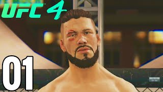 UFC 4 Career Mode Walkthrough Part 1  THE AMATEURS [upl. by Dahaf467]