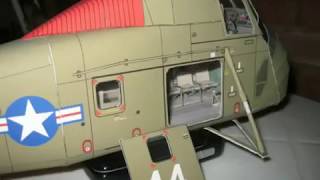 Sikorsky CH34C Seahorse 132 paper model part 1 [upl. by Chaker654]