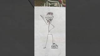 Stick jental mandrawing art youtube shortshorts [upl. by Hayward]