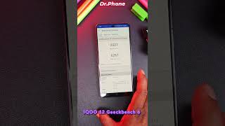 IQOO 12 Geekbench 6 Scoretrending smartphone tech gaming viralvideo viralreels viralshorts [upl. by Sandor950]