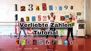 Kindertanz  Tutorial mit Erklärung  Verliebte Zahlen [upl. by Nosemaj]