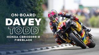 Onboard with Davey Todd  2023 Isle of Man TT Races [upl. by Eltsirc129]