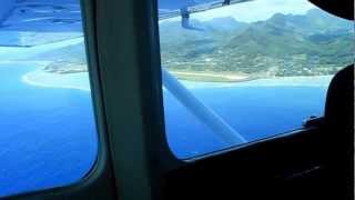 Scenic flight coming into Rarotonga airport [upl. by Marcie103]