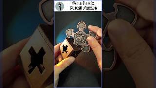 How can we remove this pentagonal gear from box  gearlockpuzzle iqtest [upl. by Atteroc44]