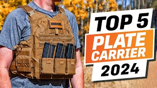 Top 5 BEST Tactical Plate Carriers 2024  All About Survival [upl. by Llebyram]