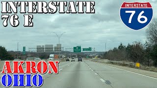 I76 East  Akron  Ohio  4K Highway Drive [upl. by Carlyn]