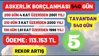 Askerlik Borçlanması 540 Gün Tavan askerlik doğum eyt sgk ssk zam [upl. by Giulio]