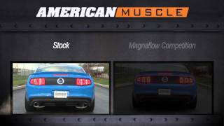 20112012 Mustang Magnaflow Exhaust Sound Clip Competition Axleback GT GT500 Review [upl. by Iloj]