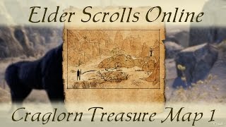 Craglorn Treasure Map 1 Elder Scrolls Online ESO i [upl. by Jelena]