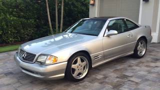 2001 MercedesBenz SL500 Roadster for sale by Auto Europa Naples [upl. by Kenn]