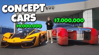 Robbing Concept Car Dealership in GTA 5 RP [upl. by Roede474]