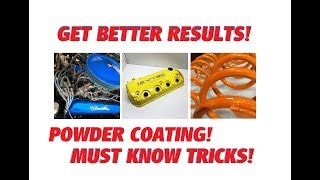 5 AMAZING TIPS AND TRICKS FOR POWDER COATING [upl. by Davidson]