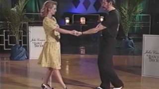 How to Dance The Lindy Hop Basic [upl. by Nauqe93]