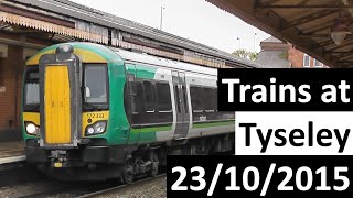 Trains at Tyseley 23102015 [upl. by Ttenaj]