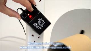 LABELMATE MC11 Rewinder  Northern Label Systems [upl. by Ddene]