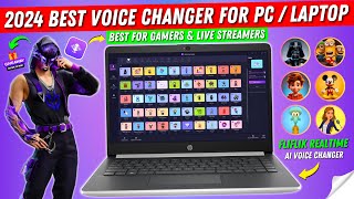 2024 Best RealTime Ai Voice Changer for PCLaptop  Change Your Voice with FliFlik  Giveaway 🎁 [upl. by Petronia]