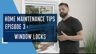 Home Maintenance Series Window Locks [upl. by Seabury]