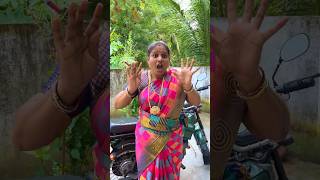 Avlo than choli mudinchi 😮 sathishanitha shorts ytshorts comedyshorts comedy reallifecomedy [upl. by Blanchette]