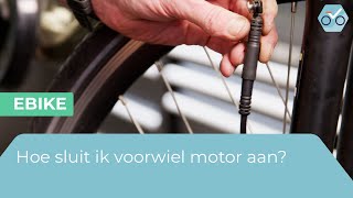 Hoe sluit ik een voorwiel motor aan 319 [upl. by Darnoc]