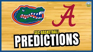 Florida vs Alabama PREDICTION  2024 SEC Basketball Predictions [upl. by Ximenez]