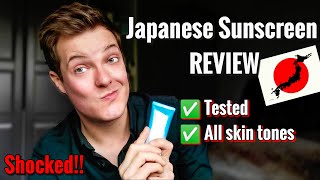 TESTING JAPANESE SUNSCREEN  Finding The Best Sunscreen For Face After Purito Sunscreen Controversy [upl. by Notwal]