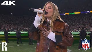 Luísa Sonza Performs The Brazilian National Anthem Live  The Packers Vs Eagles Football Game [upl. by Eicul]