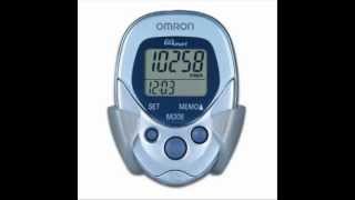 Omron HJ 112 Digital Pocket Pedometer Review [upl. by Atalie]