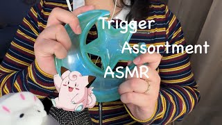 ASMR Trigger Assortment No Talking  Tapping Scratching Hand Sounds  ASMR For Sleep [upl. by Brubaker]