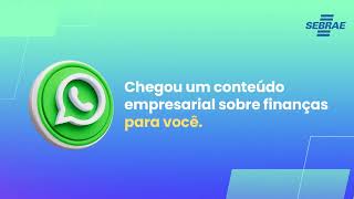 Quer saber sobre finanças para empresa Descubra com o Sebrae [upl. by Nyroc]