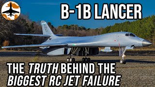 STUNNING RC Jet With Unfortunate Issues  XFly B1B Lancer Twin 70mm Review [upl. by Maggee56]