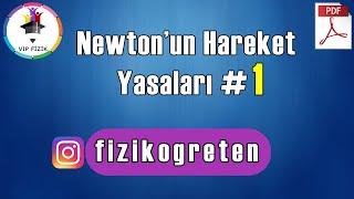 Newtonun Hareket Yasaları 1  PDF  AYT Fizik [upl. by Gnagflow]