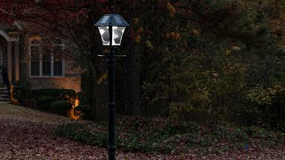 Baytown II Solar Lamp Post w EZAnchor Base  Single Lamp  Solar Lighting for Any Outdoor Setting [upl. by Elleoj662]